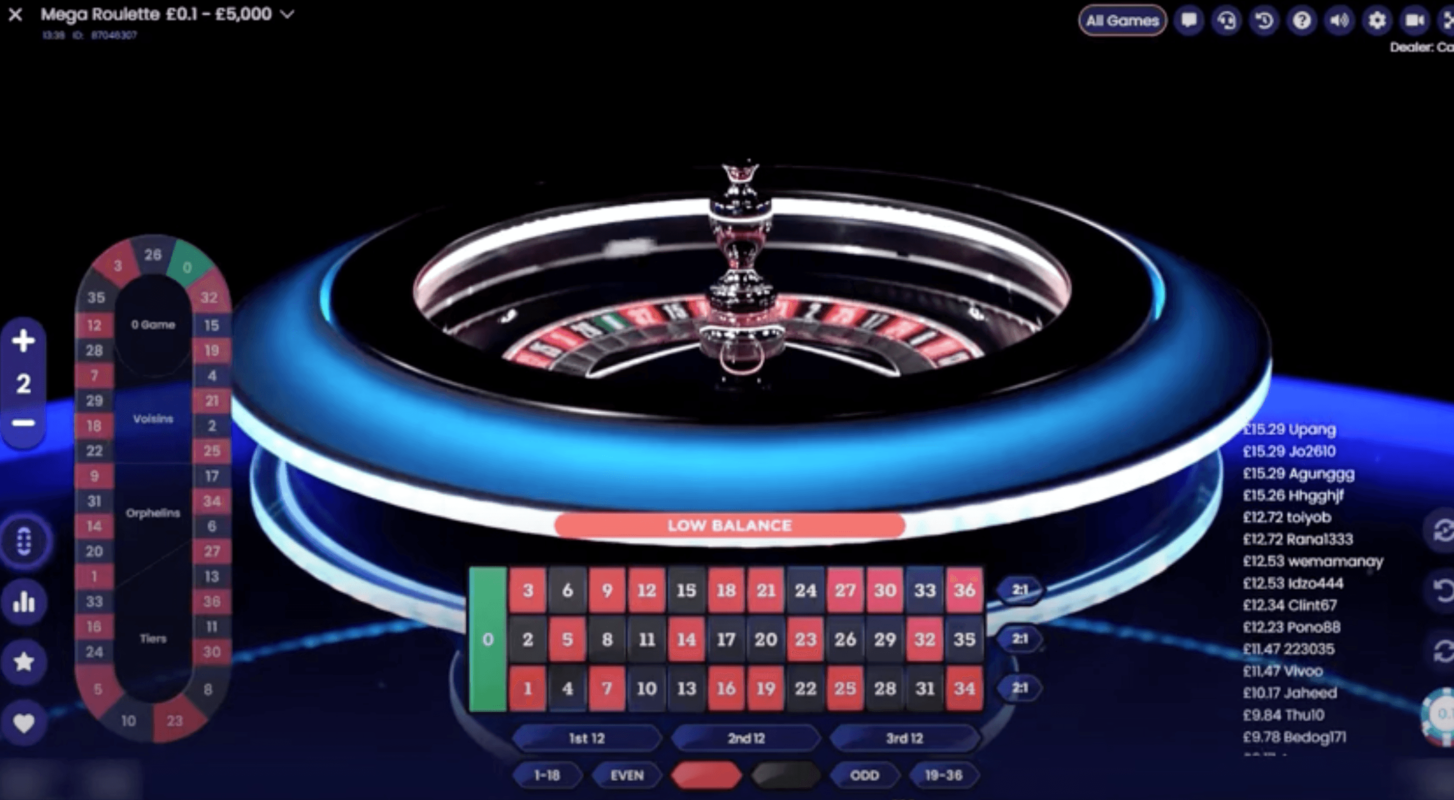 Strategies to win at Mega Roulette